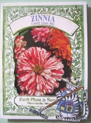 zinna seed Kliban cat card