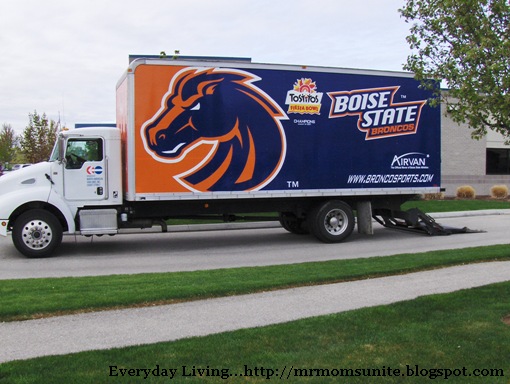 photo of the BSU broncos truck