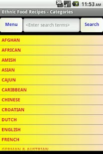 Download Ethnic Food Recipes APK for Android
