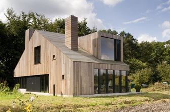 Fachada-casa-de-Madera-casa-moderna Fachada-casa-de-Madera-casa-moderna