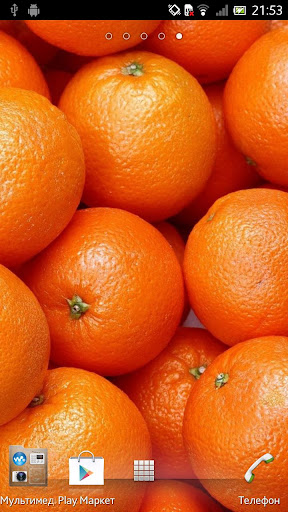 Oranges Live Wallpaper