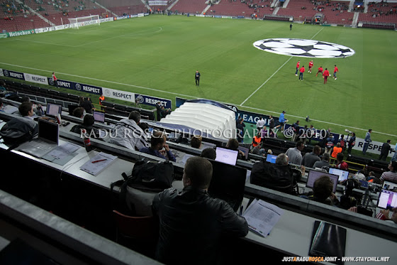 UEFA Champions League 2010/11. CFR Cluj - FC Basel 2-1 // Stadionul, inainte de începerea partidei