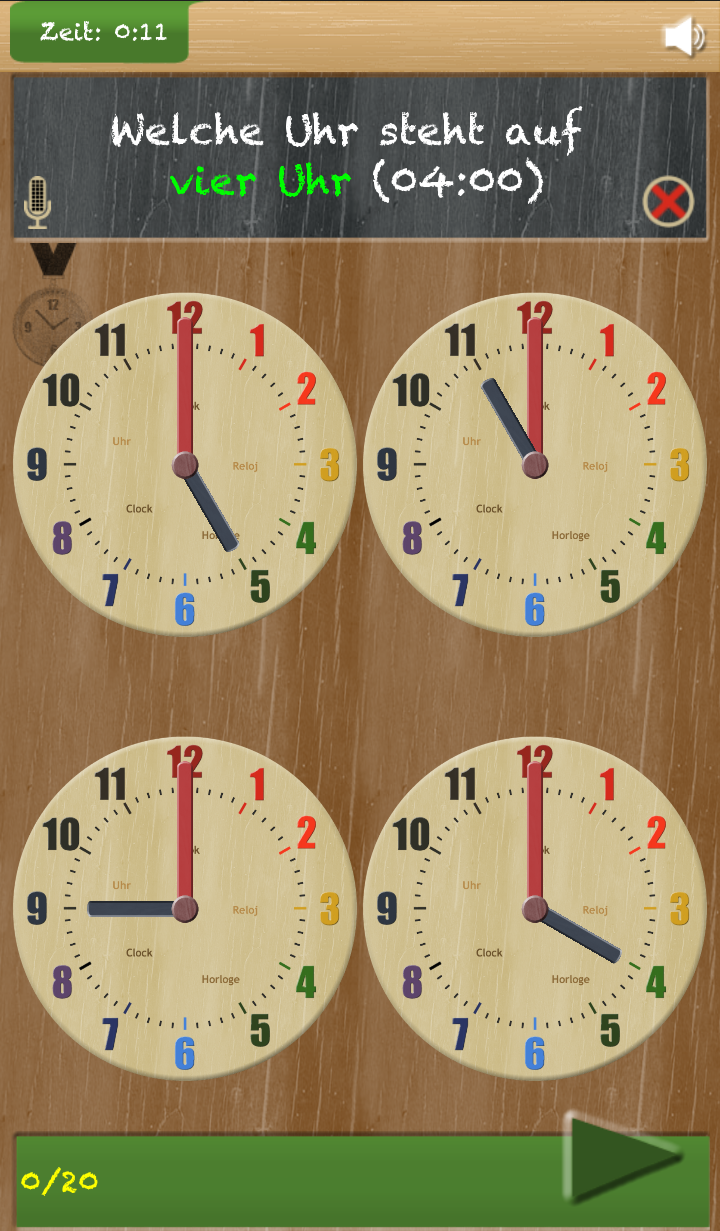 Android application Set The Clock - Telling time screenshort
