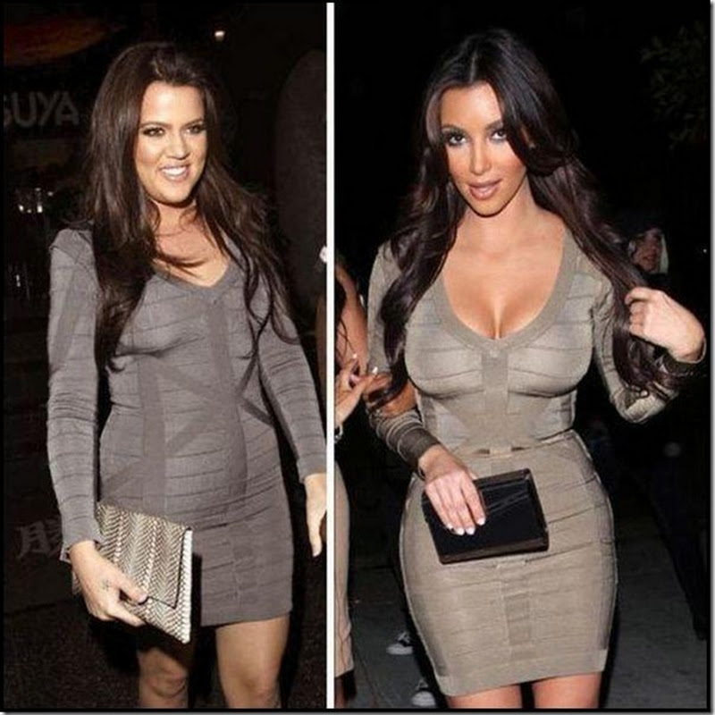 Un mismo vestido en dos cuerpos diferentes