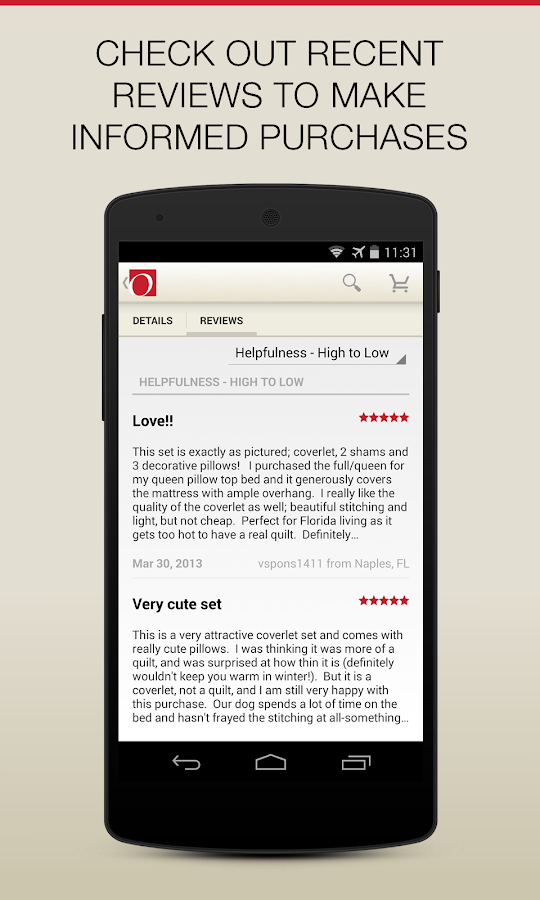 Overstock Shopping App Android Apps on Google Play