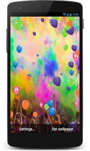 Holi Live Wallpaper Screenshots 5 Holi Live Wallpaper Screenshots 5