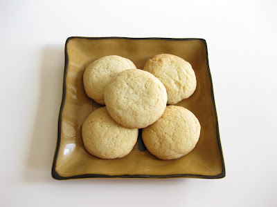 overhead photo of cookies on a plate
