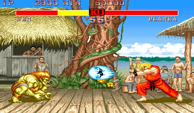 Street Fighter II - Ken vs Blanka