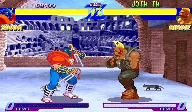 Street Fighter Alpha - Sodom vs Birdie