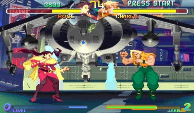 Street Fighter Alpha 2 - Rose vs Charlie