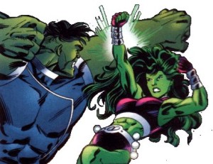 Hulk enfrenta a Mulher-Hulk