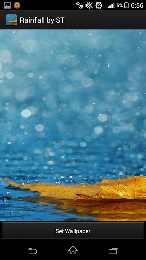 Rainfall Live Wallpaper