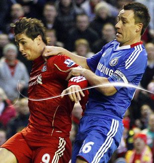 John Terry and Fernando Torres,Liverpool - Chelsea