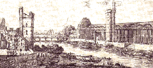 La tour de Nesles et Le Louvre