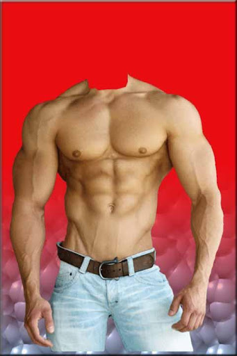 Bodybuilders Men Photo Suit