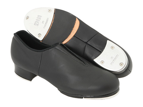 Scarpe Da Tip Tap Bloch Tap-Flex Slip On, Donna, Nere, Tomaia In Pelle E Suola Divisa