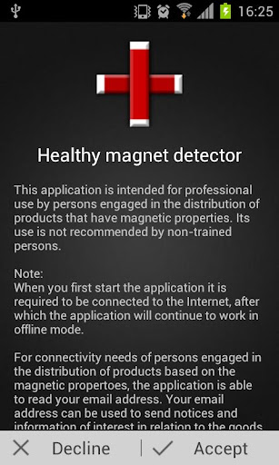 Healthy Magnet Detector