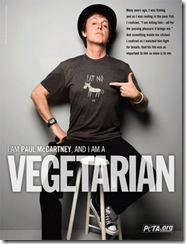 Paul MacCartney y su amor vegetariano