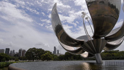 Floralis Generica in the Palermo neighborhood of Buenos Aires, Argentina