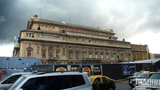 Teatro Colón Seen From Avenida Libertidad in Buenos Aires, Argentina