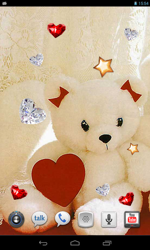 Valentine Bears live wallpaper