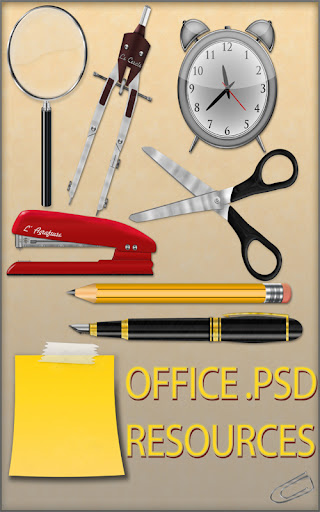 Office Tools Cliparts Photoshop