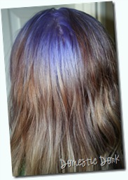 bad dye job purple hair