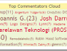 Blogger top commentators cloud widget
