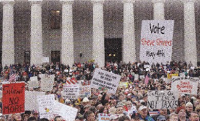 Faked image from teabagger rally
