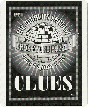 The World’s Largest Crossword Puzzle 1997 Herbko International 7ft x 7ft 