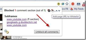 comment-blocker-configurazione