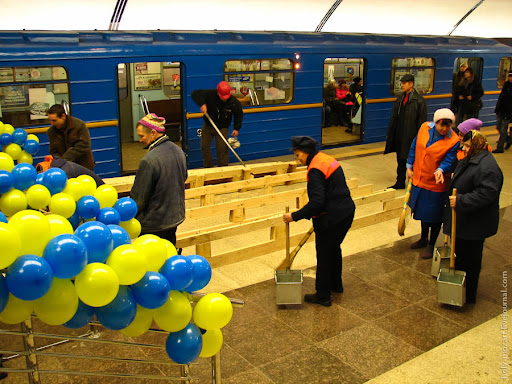 Открытие новых станций метро в Киеве