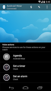 Android Wear screenshot