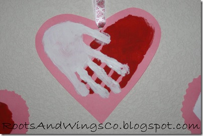 valentine heart handprint 9