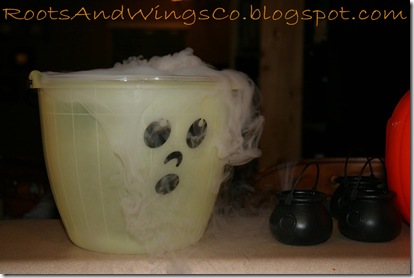halloween party dry ice bucket