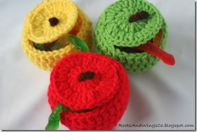 crocheted apple a