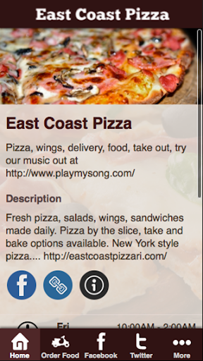 East Coast Pizza