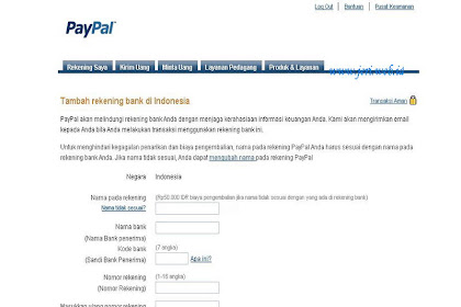 25 Bank Code Bca Paypal