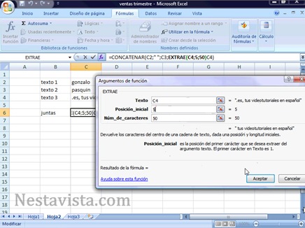 Funciones en Excel 2007