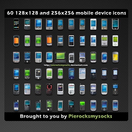 Iconos de telefonos moviles