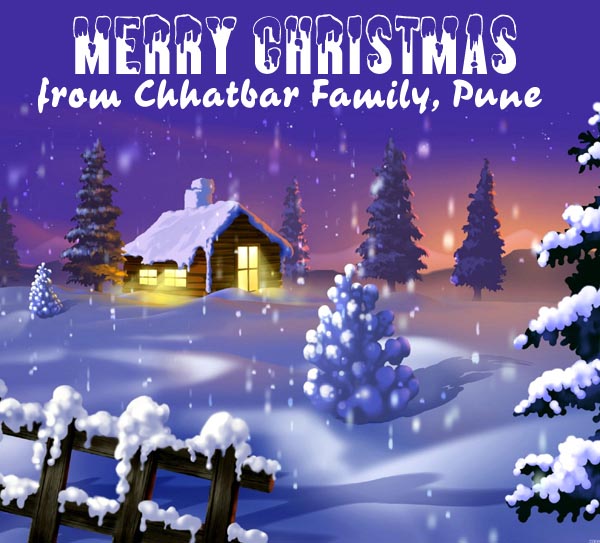 Christmas Greetings from Chhatbar Family, Pune