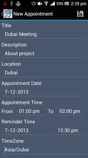 Appointment Reminder