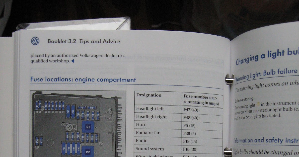 2009 Vw Tiguan Fuse Box Diagram Totalparalegal