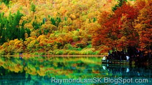 九寨沟-镜湖 JiuZhaiGou Valley - mirror lake