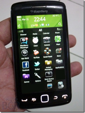 blackberry touch