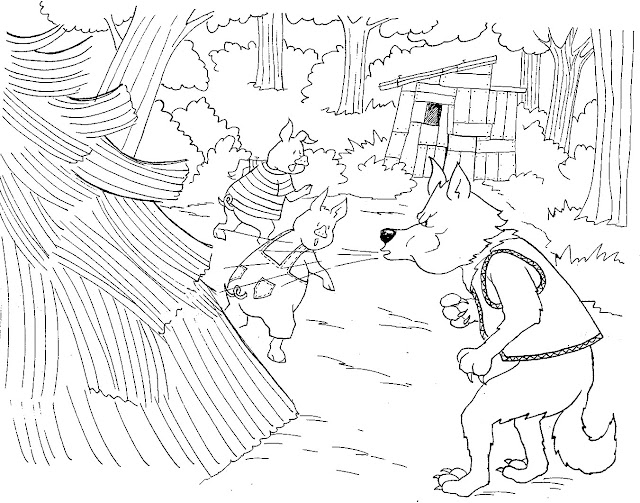 pic Dibujar Dibujos De Los Tres Cerditos Y El Lobo dibujos de los tres cerditos y el lobo