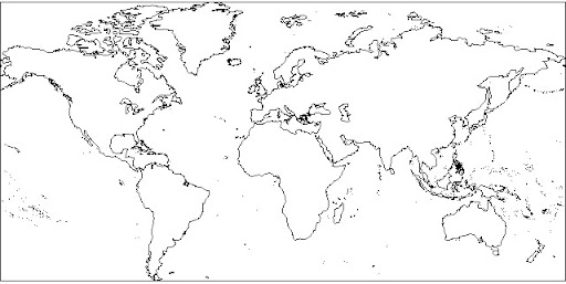 mapa de europa para colorear. MUNDI PARA COLOREAR