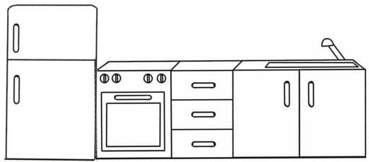 Dibujos De Muebles Para Colorear
