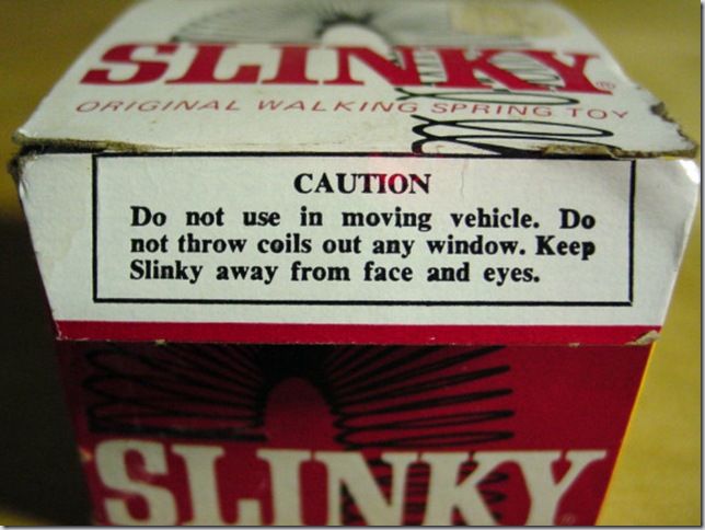 Slinky Warning