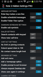 Free Note 2 Hidden Settings Pro APK